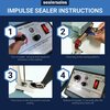 Sealer Sales 12in KF-Series Foot Sealer w/ 5mm Seal Width, Standing Operation KF-305F+STE+PPSE